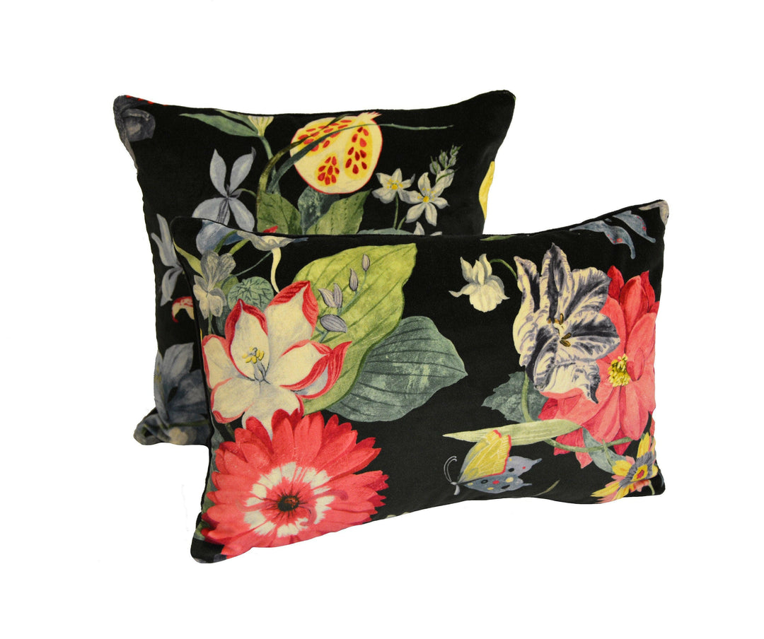 Jane Churchill - Ipanema Velvet - Charcoal -  Beautiful Cushion Cover Home Decor Pillow Throw.