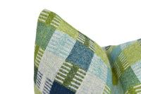 Thumbnail for a close up of a green and blue pillow