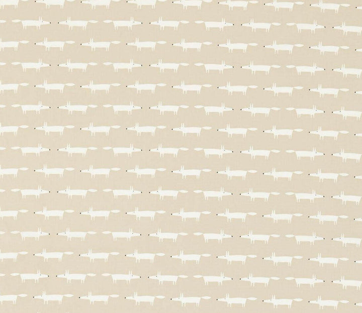 Scion Fabric - Little. Fox  - Snow -  Made to Measure Curtains + buy by the metre.