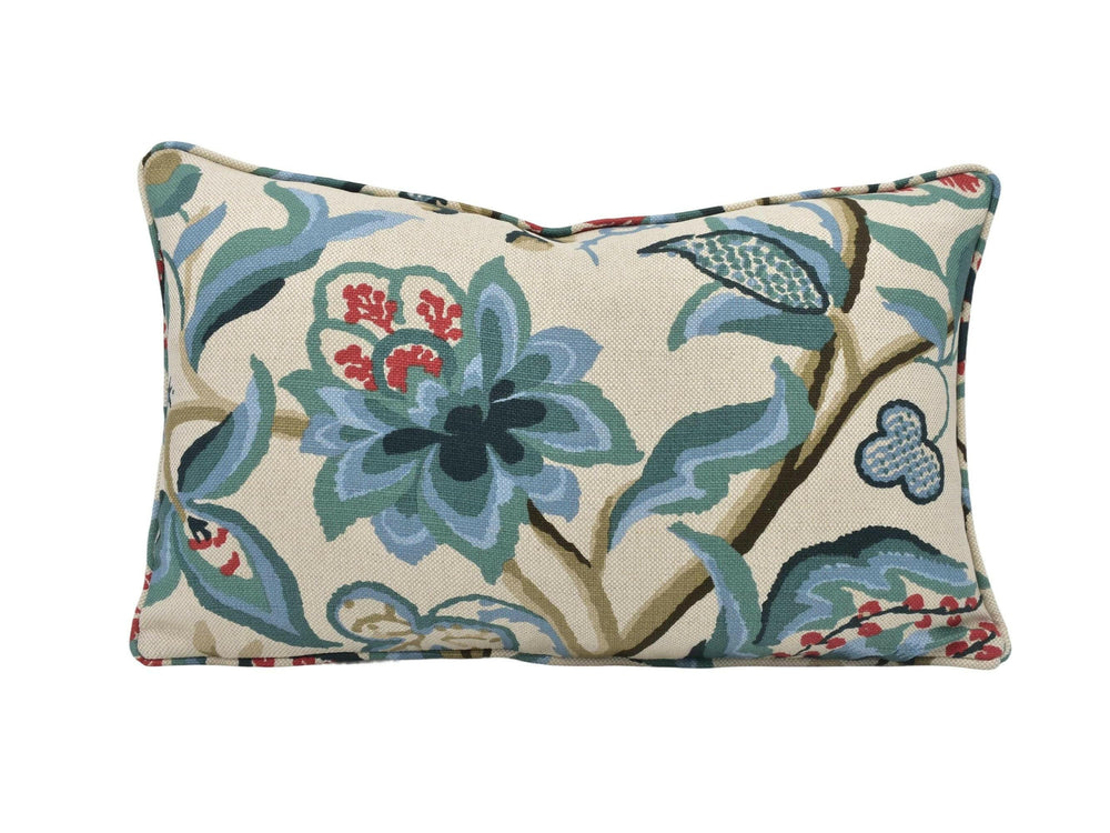 Schumacher - Alexandra Vine - Document - Classic Traditional Floral Designer Cushion Cover - Handmade Throw Pillow Luxury Home Decor.