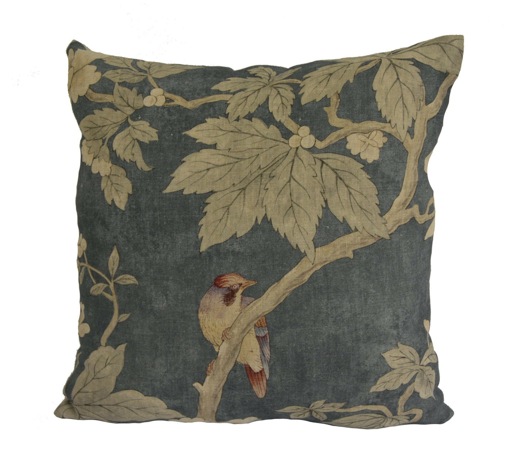 Sanderson - Chiswick Grove - Indigo - Cushion Cover Throw Pillow Stunning Designer Home Decor.