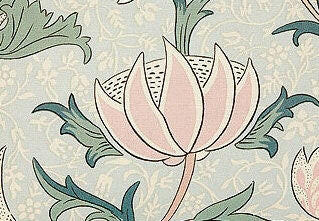 William Morris - Cray - Duckegg / Pink - Cushion Cover Throw Pillow Designer Home Decor.