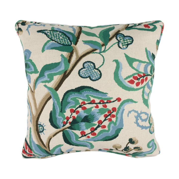 Schumacher - Alexandra Vine - Document - Classic Traditional Floral Designer Cushion Cover - Handmade Throw Pillow Luxury Home Decor.