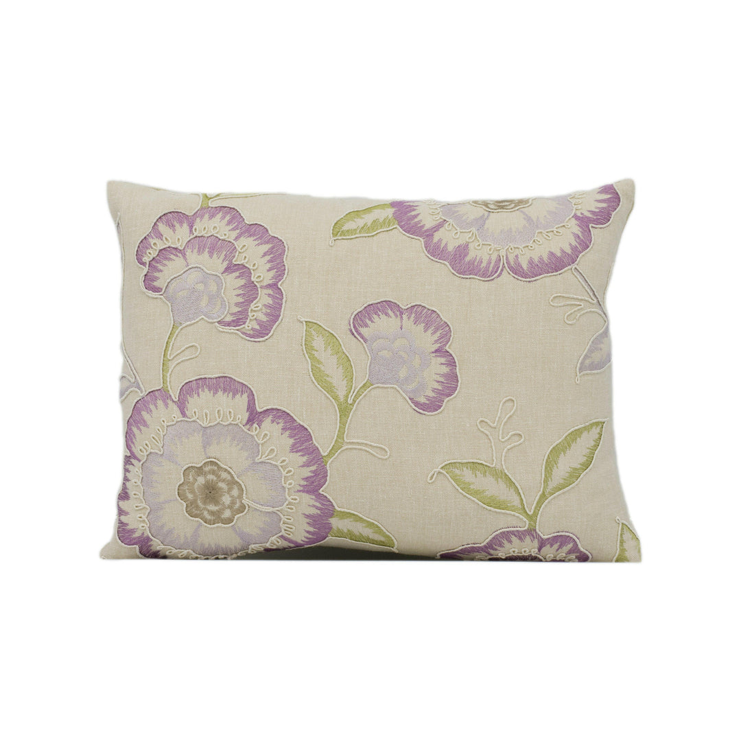 Clarke and Clarke - Richmond - Heather - Stunning Embroidered Designer Cushion Cover Throw Pillow Home Decor.