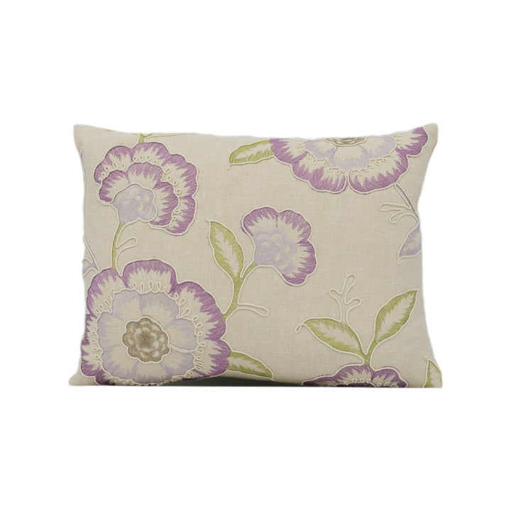 Clarke and Clarke - Richmond - Heather - Stunning Embroidered Designer Cushion Cover Throw Pillow Home Decor.