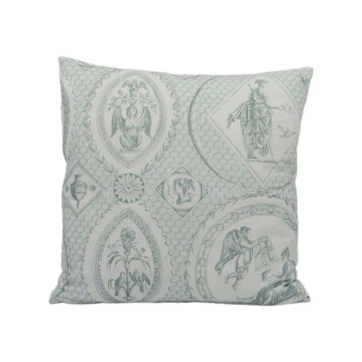 Schumacher - Les Scenes Contemporaines - Mineral - Traditional Greco-Roman Modern Twist - Designer Cushion Cover - Handmade Throw Pillow.