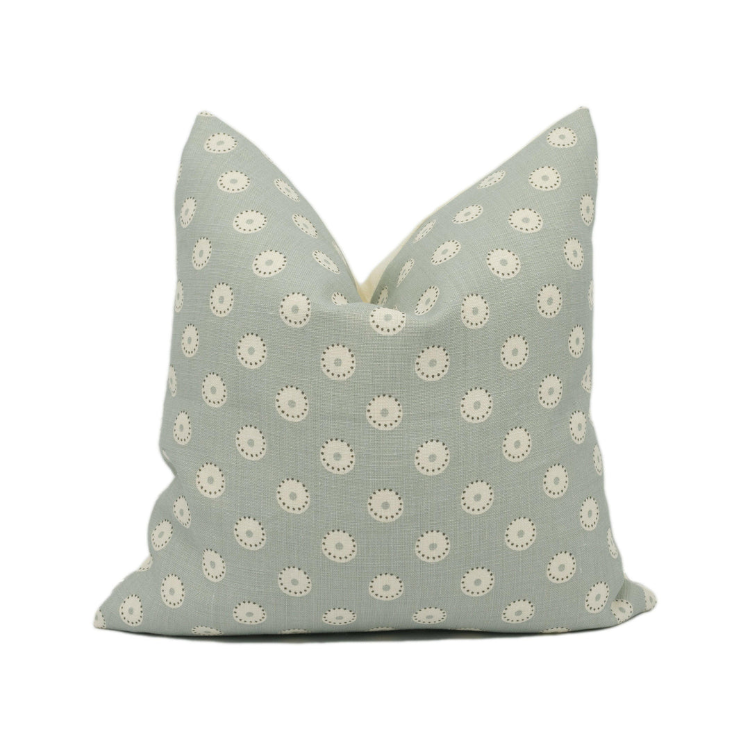 Vanessa Arbuthnott - Pretty Maids - Duck Egg - Scandinavian Geometric Cushion Cover - Handmade Throw Pillow - Designer Home Décor.
