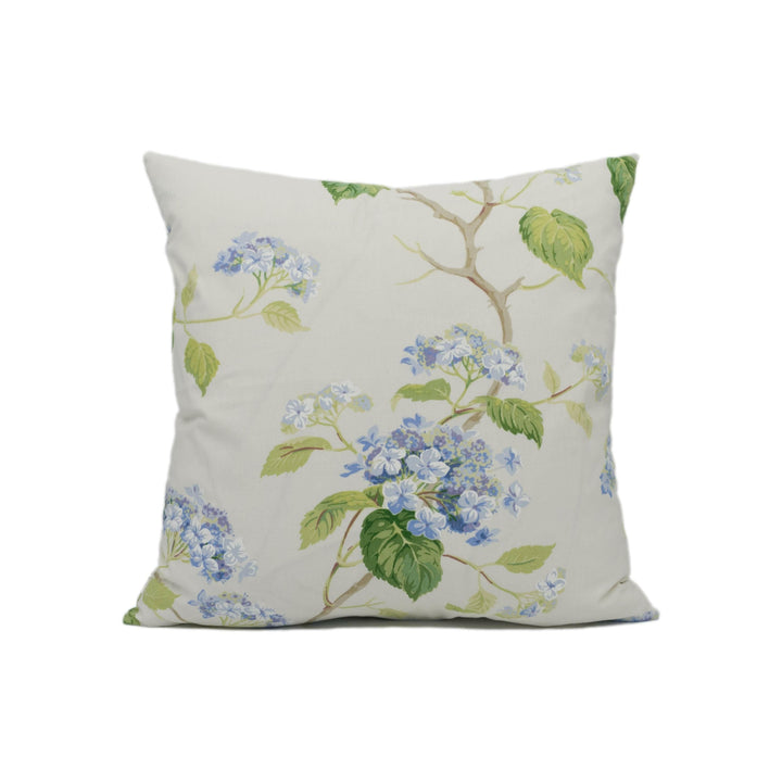 Colefax and Fowler - Summerby - Blue - Classic Gentle Floral Designer Cushion Cover - Luxury Throw Pillow - Handmade Home Décor.