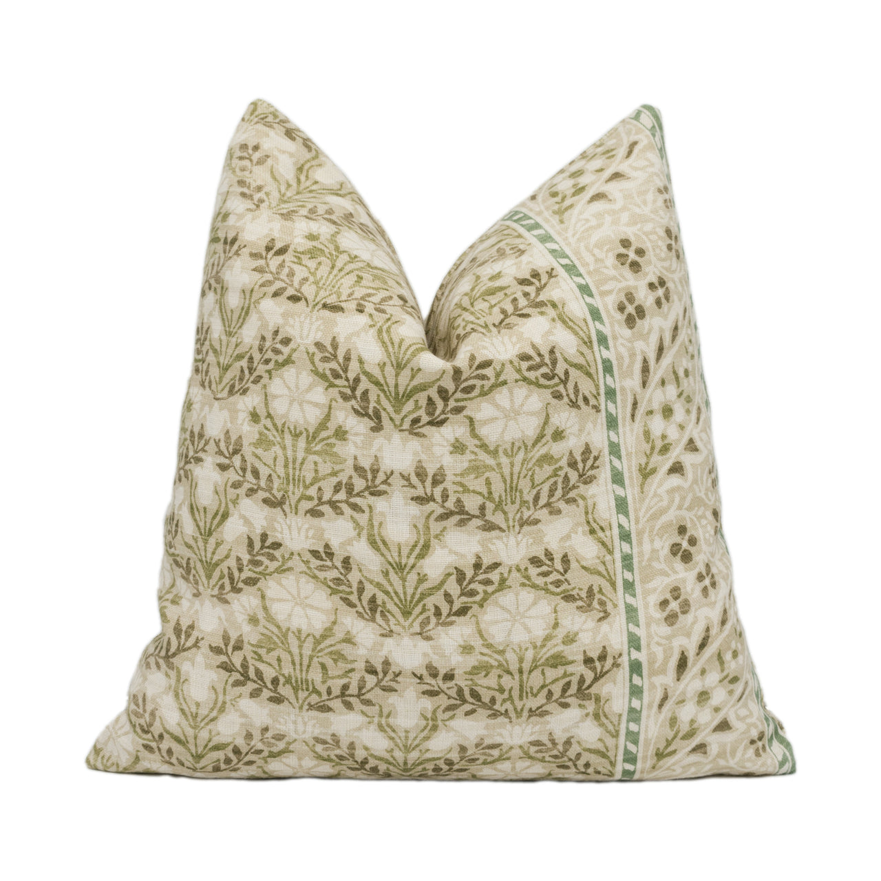 William Morris - Morris Bellflowers - Fennel / Grey - Stunning Classic English Designer Cushion Cover Home Décor Throw Pillow