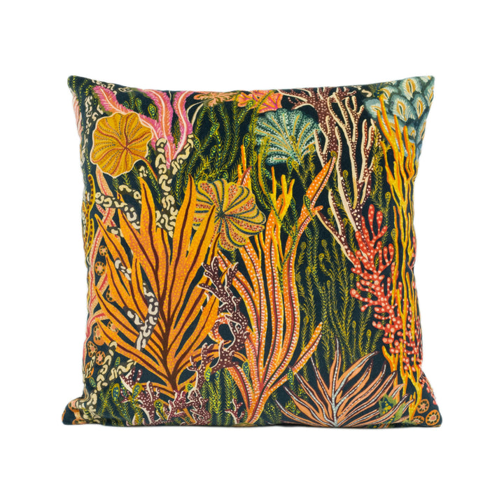 Harlequin - Acropora - Brazilian Rosewood / Nectar / Tree Canopy - Stunning Handmade Cushion Cover Designer Home Décor Velvet Throw Pillow.