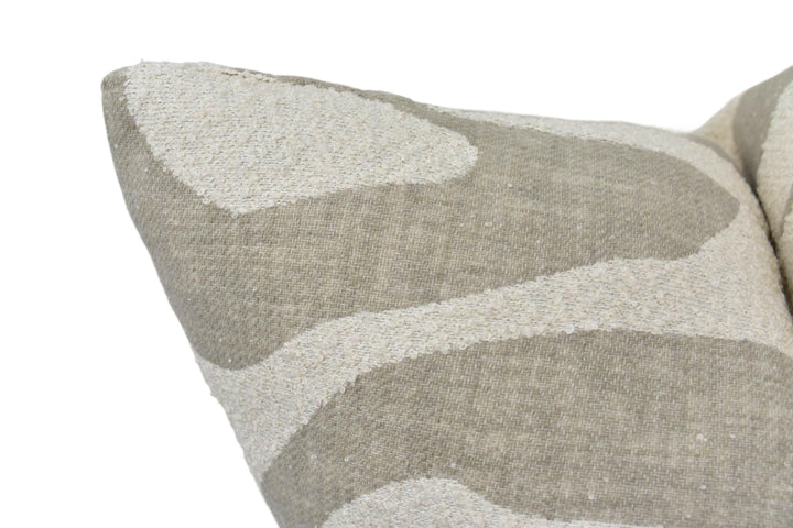 Prestigious Textiles - Sigrid - Frost - Groovy Designer Cushion Cover - Scandi Throw Pillow - Custom Pillow Cover - Abstract Wavy Cushion.