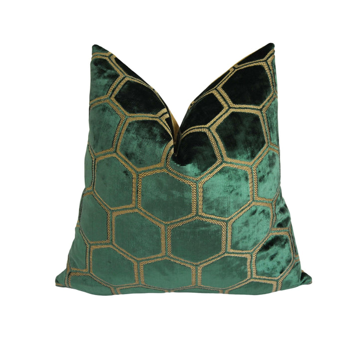 Designers Guild - Manipur - Azure - Luxury Velvet Cushion Cover Throw Pillow Designer Home Decor.