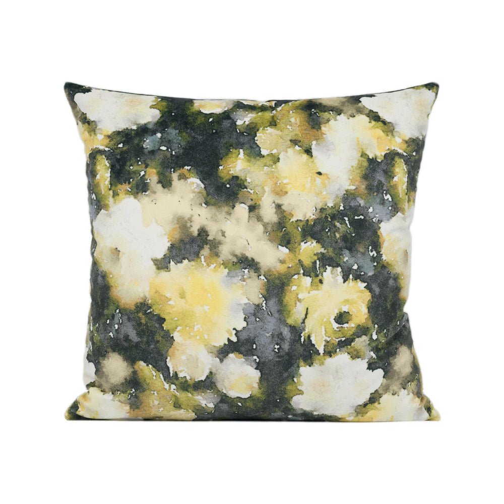 Woven Art Company - Utopia - Vague Velvet - Lemon - Stunning Cushion Cover Handmade Throw Pillow Designer Home Décor.