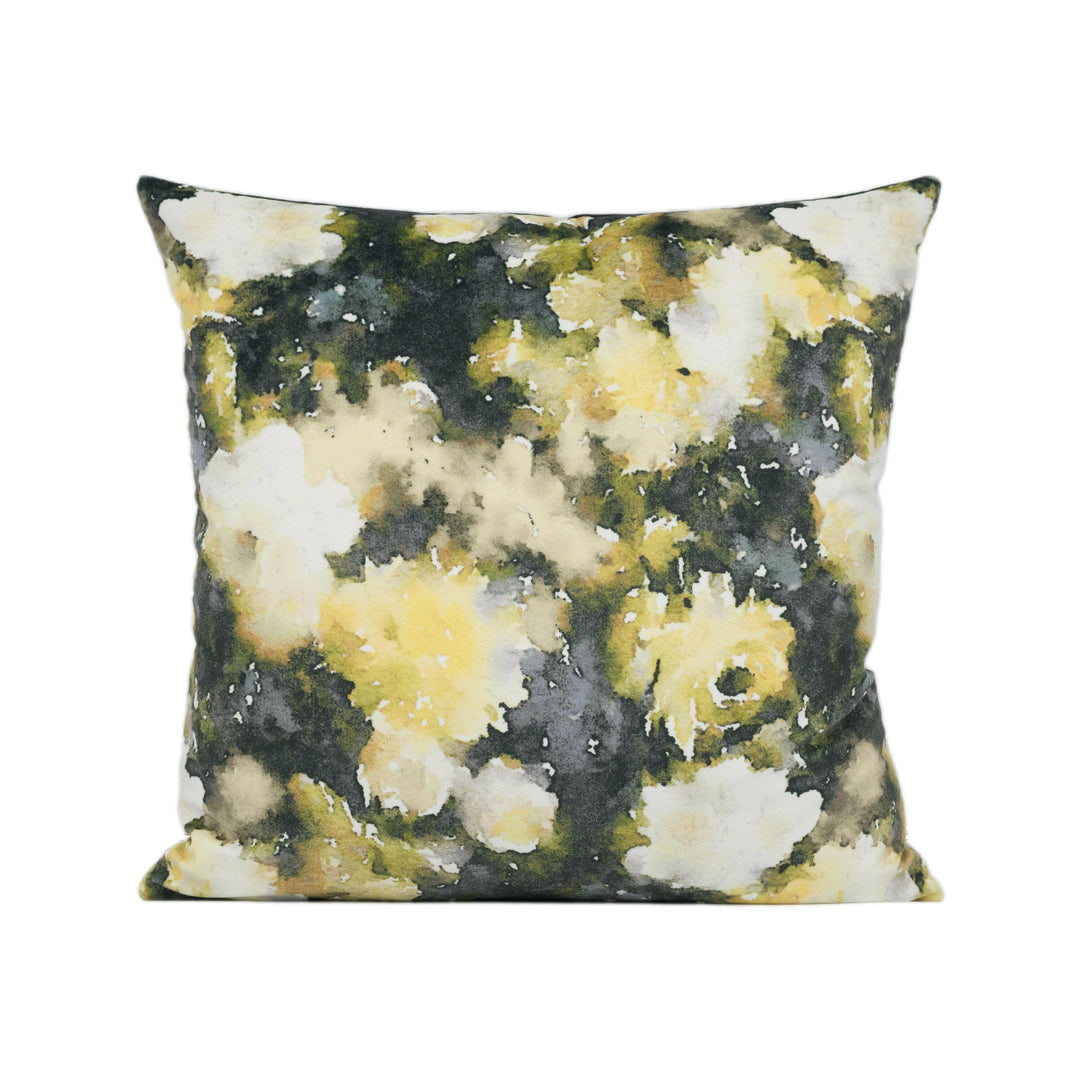 Woven Art Company - Utopia - Vague Velvet - Lemon - Stunning Cushion Cover Handmade Throw Pillow Designer Home Décor.