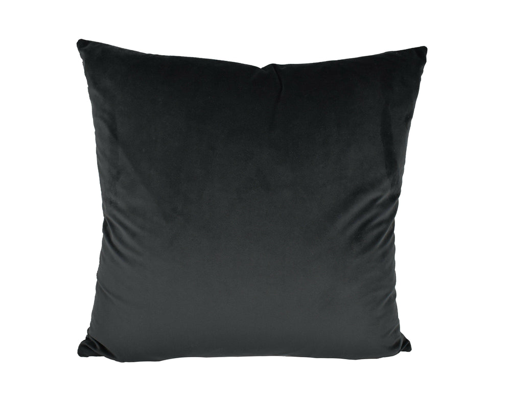 Stunning Black Velvet Cushion Cover Throw Pillow Designer Home Decor.