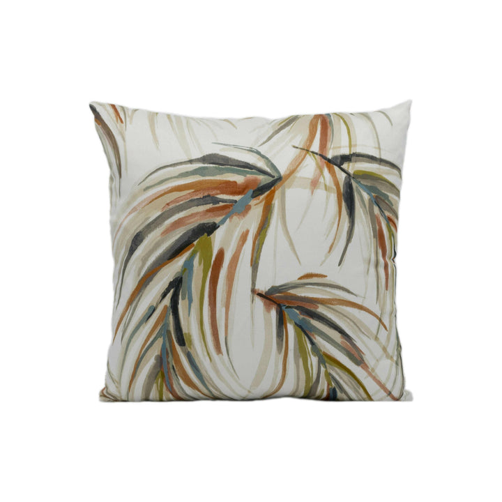 Harlequin - Alvaro - Harissa / Jute / Jet - Fresh Colourful Floral Designer Cushion Cover - Luxury Palm Tree Pillow Cover - Painterly Pillow.