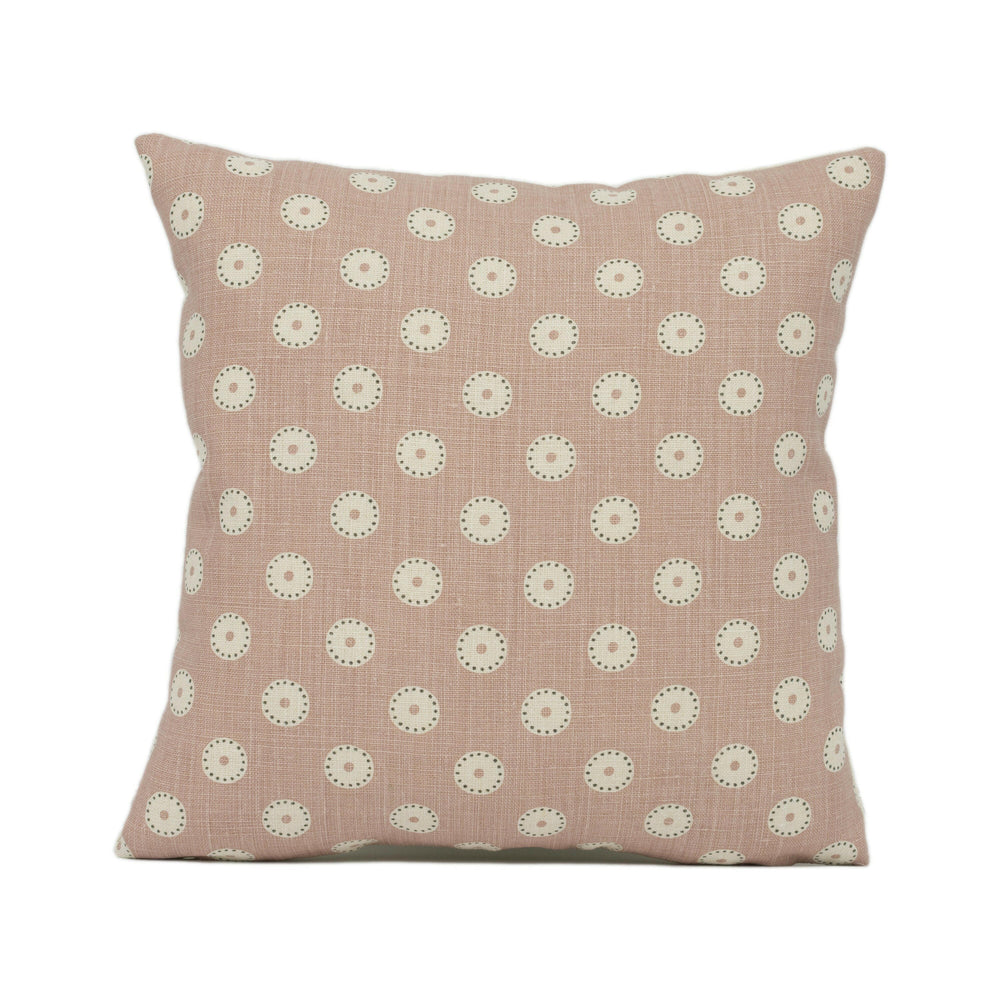 Vanessa Arbuthnott - Pretty Maids - Dusky Pink / Winter - Scandinavian Geometric Cushion Cover - Handmade Throw Pillow - Designer Home Décor.