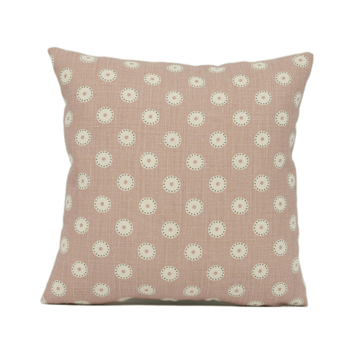 Vanessa Arbuthnott - Pretty Maids - Dusky Pink / Winter - Scandinavian Geometric Cushion Cover - Handmade Throw Pillow - Designer Home Décor.