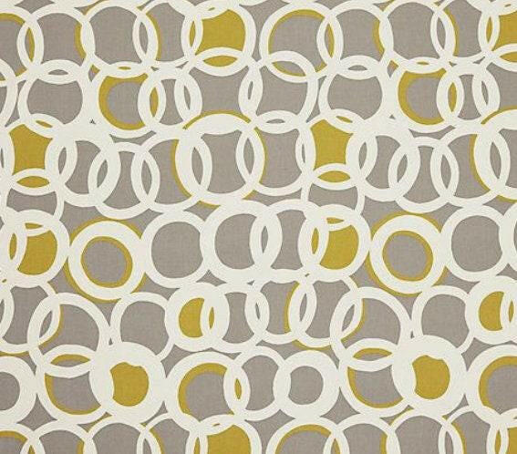 Scion - Zsa Zsa - 2 Colourways Available - Pebble / Chilli / Jasmine or Stone / Spill / Gull - Funky Retro Circle Cushion Cover Throw Pillow.