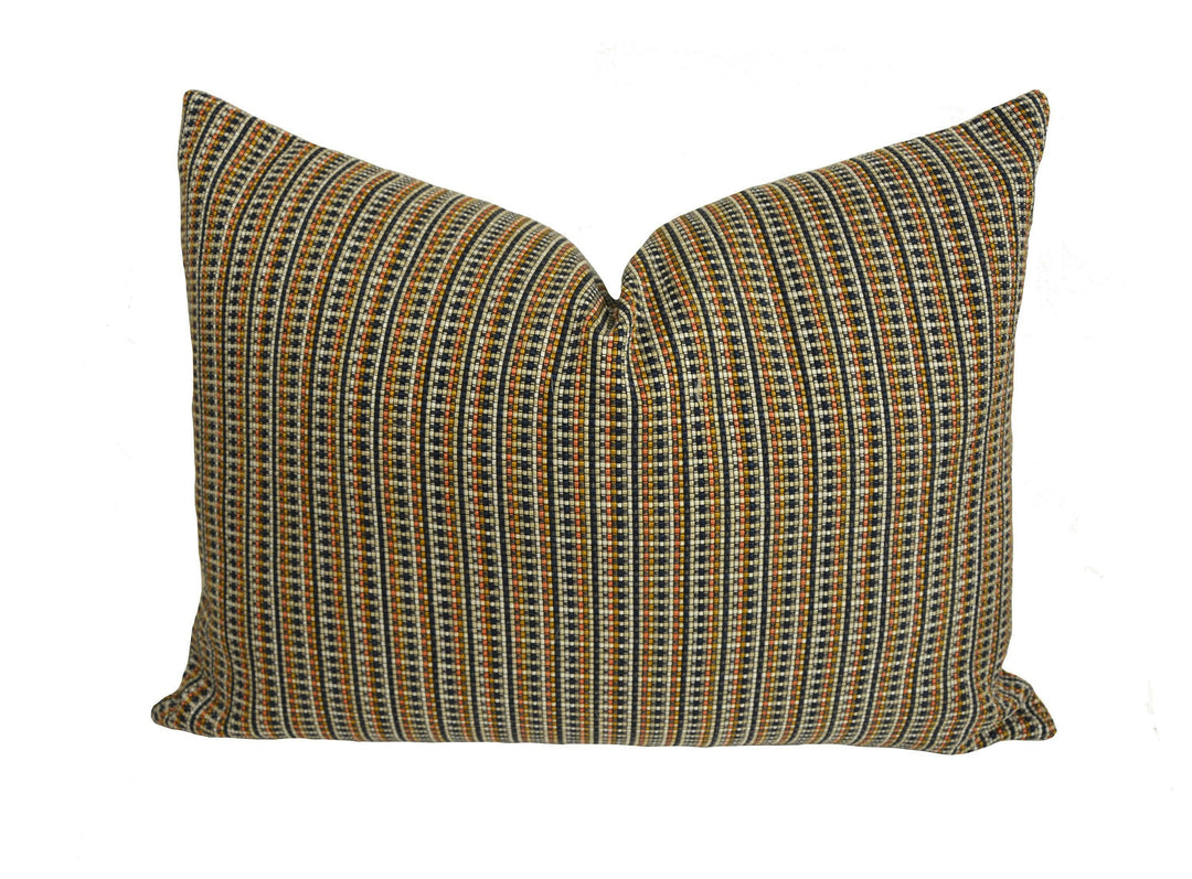 Camengo - Seduisant - Cognac - Fascinating Graphic Pixel Designer Cushion Cover - Luxury Throw Pillow - Handmade Home Decor.