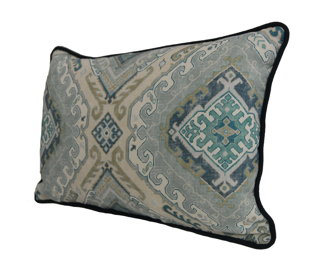 G P and J Baker - Rozel - Aqua - Cushion Cover Pillow Throw Stunning.