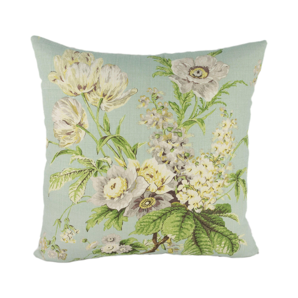 Sanderson - Tournier - Silver / Eggshell - Cushion Cover Throw Pillow Designer Home Decor.