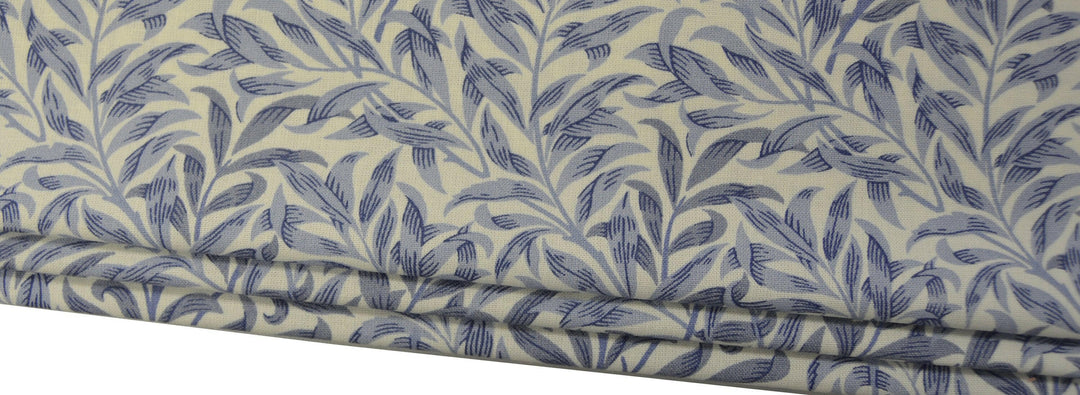 William Morris - Willow Bough Minor - Blue - Made To Measure Professionally Made Roman Blind.