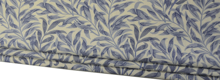 William Morris - Willow Bough Minor - Blue - Made To Measure Professionally Made Roman Blind.