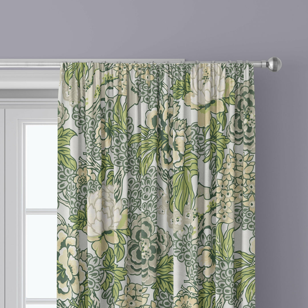 Thibaut - honshu - robin's egg - curtains made to measure drapes designer home décor.