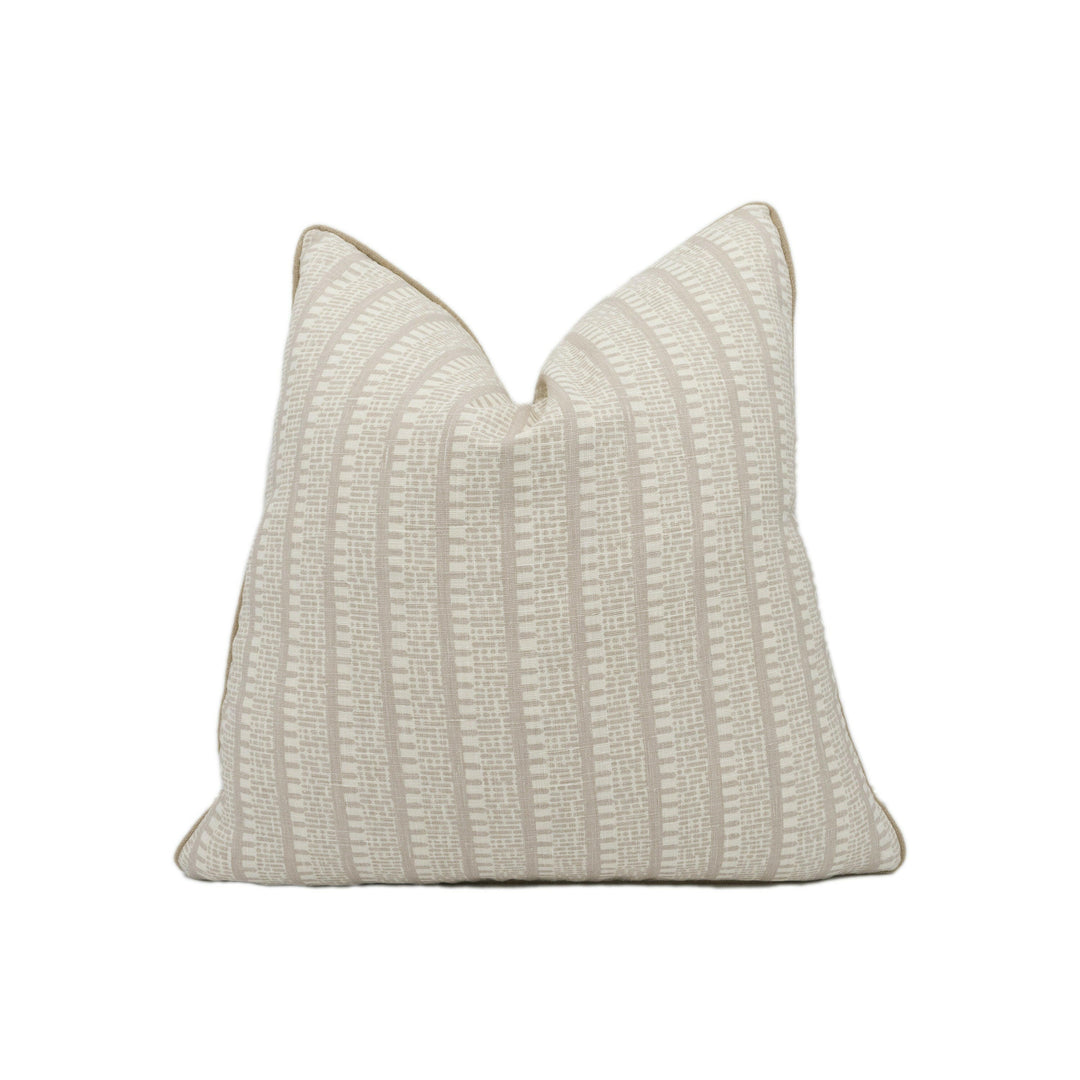 Veere Grenney for Schumacher - Kiosk - Lilac - Sophisticated Striped Designer Cushion Cover - Handmade Throw Pillow - Luxury Home Decor.
