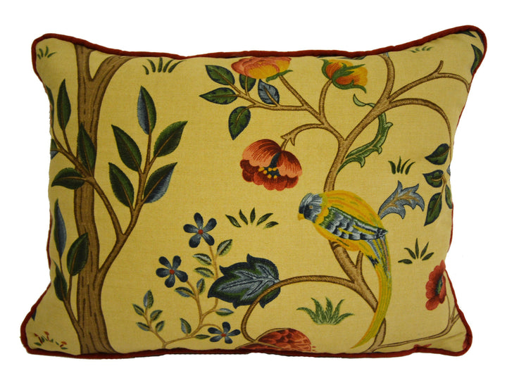 William Morris - Kelmscott Tree - Forest / Gold - Classic English Designer Cushion Cover - Luxury Throw Pillow - Handmade Home Decor.