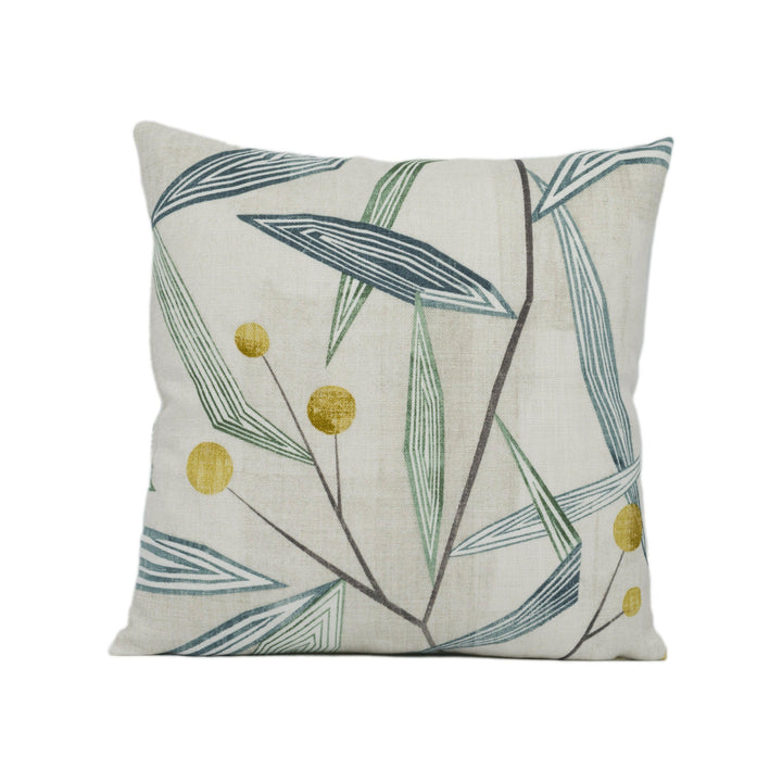 Harlequin - Entity - Emerald / Ochre - Stunning Geometric Angular Floral Cushion Cover Throw Pillow Designer Home Décor.