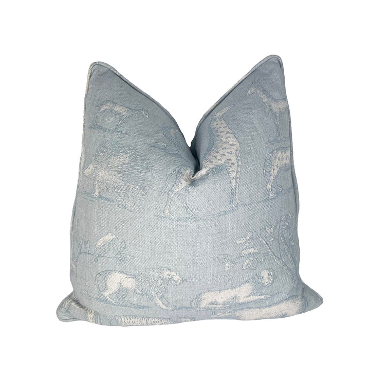 Andrew Martin - Kingdom - Powder - Piped Stunning Cushion Cover - Designer Throw Pillow - Luxury Home Decor
