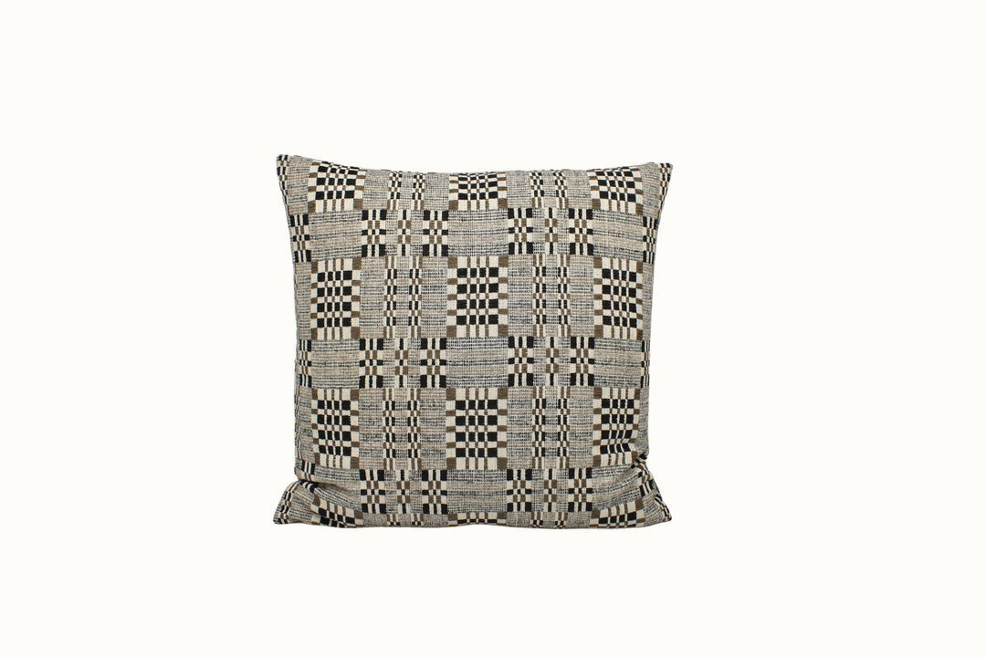 Schumacher - Brimfield - Cinder - Soft Intricate Flea Market Woven Designer Cushion Cover - Luxury Throw Pillow - Handmade Home Décor.