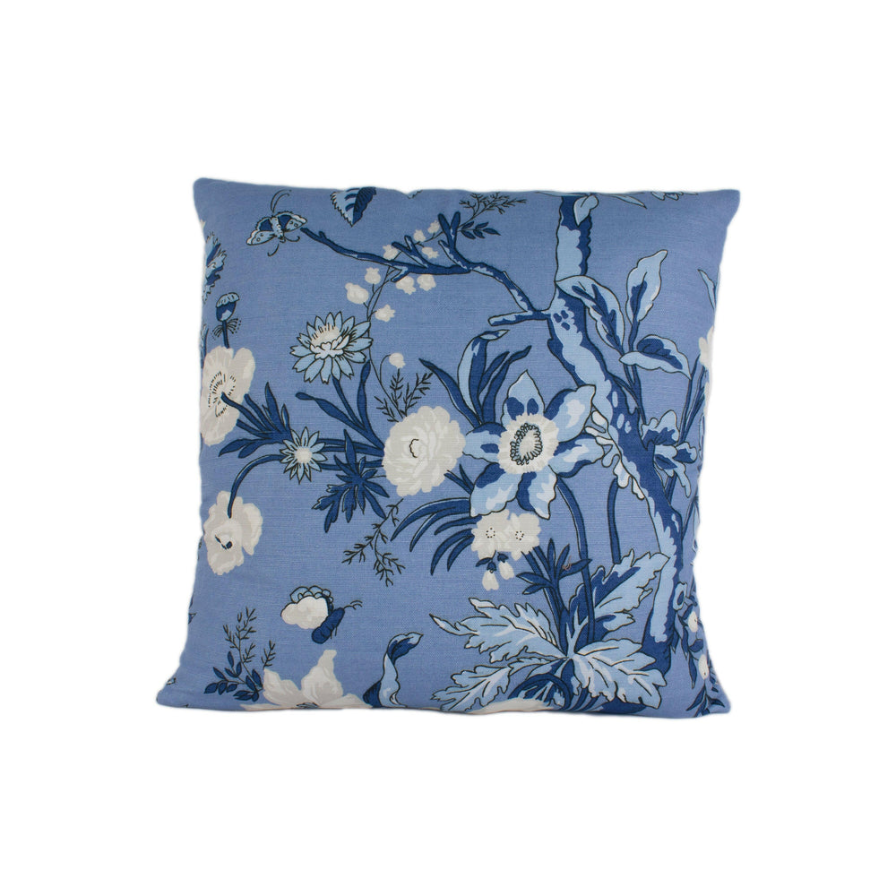 Thibaut - Nemour - Blue - Stunning Designer Cushion Cover Home Décor Throw Pillow.
