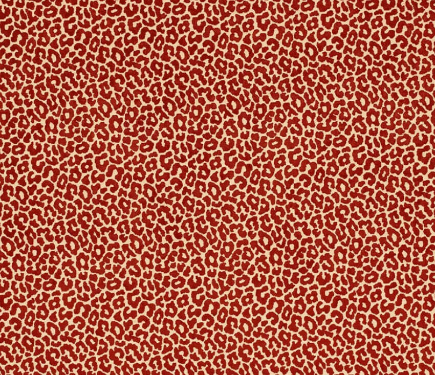 Timothy Corrigan for Schumacher - Madeleine - Grenadine - Luxurious Leopard Print Velvet Designer Cushion Cover - Handmade Throw Pillow.