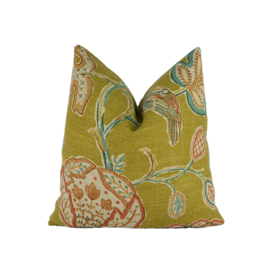 William Morris - Theodosia - Saffron - Stunning Classic English Designer Cushion Cover Home Décor Throw Pillow.