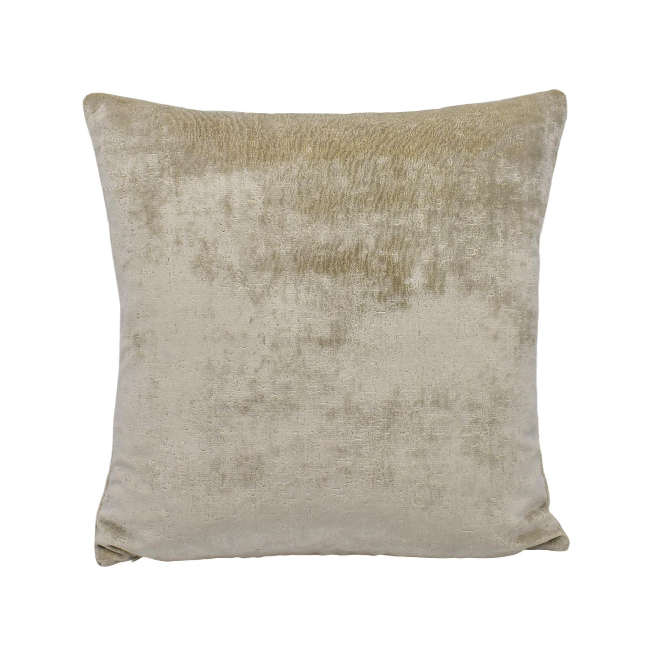 a beige pillow on a white background