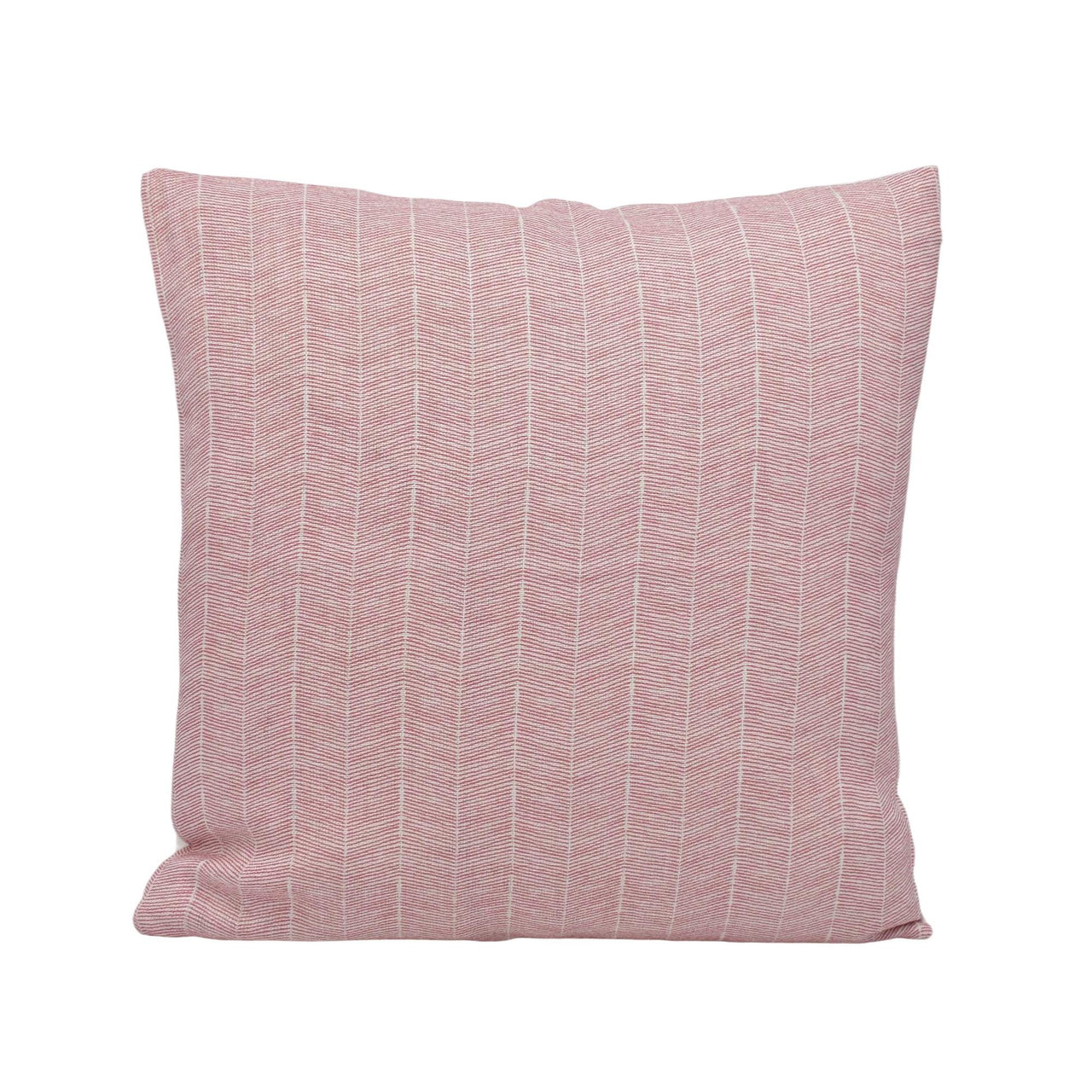 a pink pillow with white lines on it