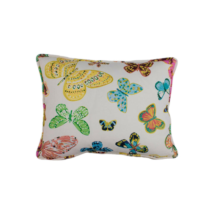 Lulu DK for Schumacher - Butterfly - Multi - Delicate Arty Butterflies - Designer Cushion Cover - Handmade Throw Pillow - Luxury Home Decor.