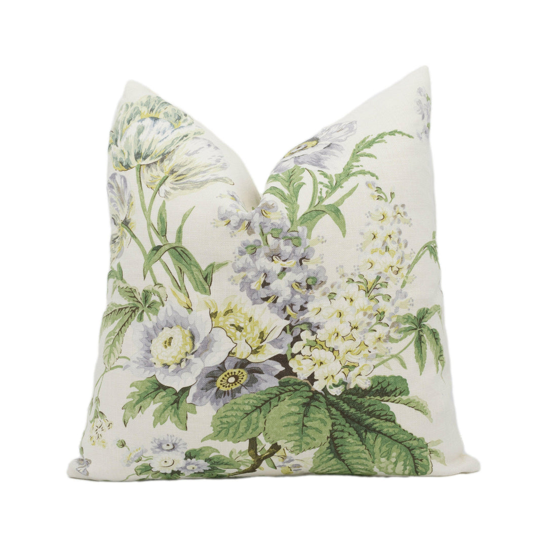 Sanderson - Tournier - Silver / Cream - Cushion Cover Throw Pillow Stunning Designer Home Décor.