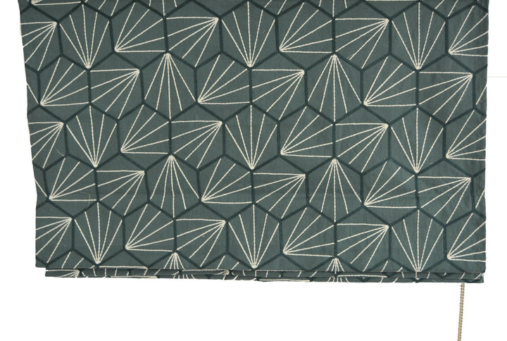 Scion - Aikyo - Teal - Made To Measure Professionally Made Roman Blind.