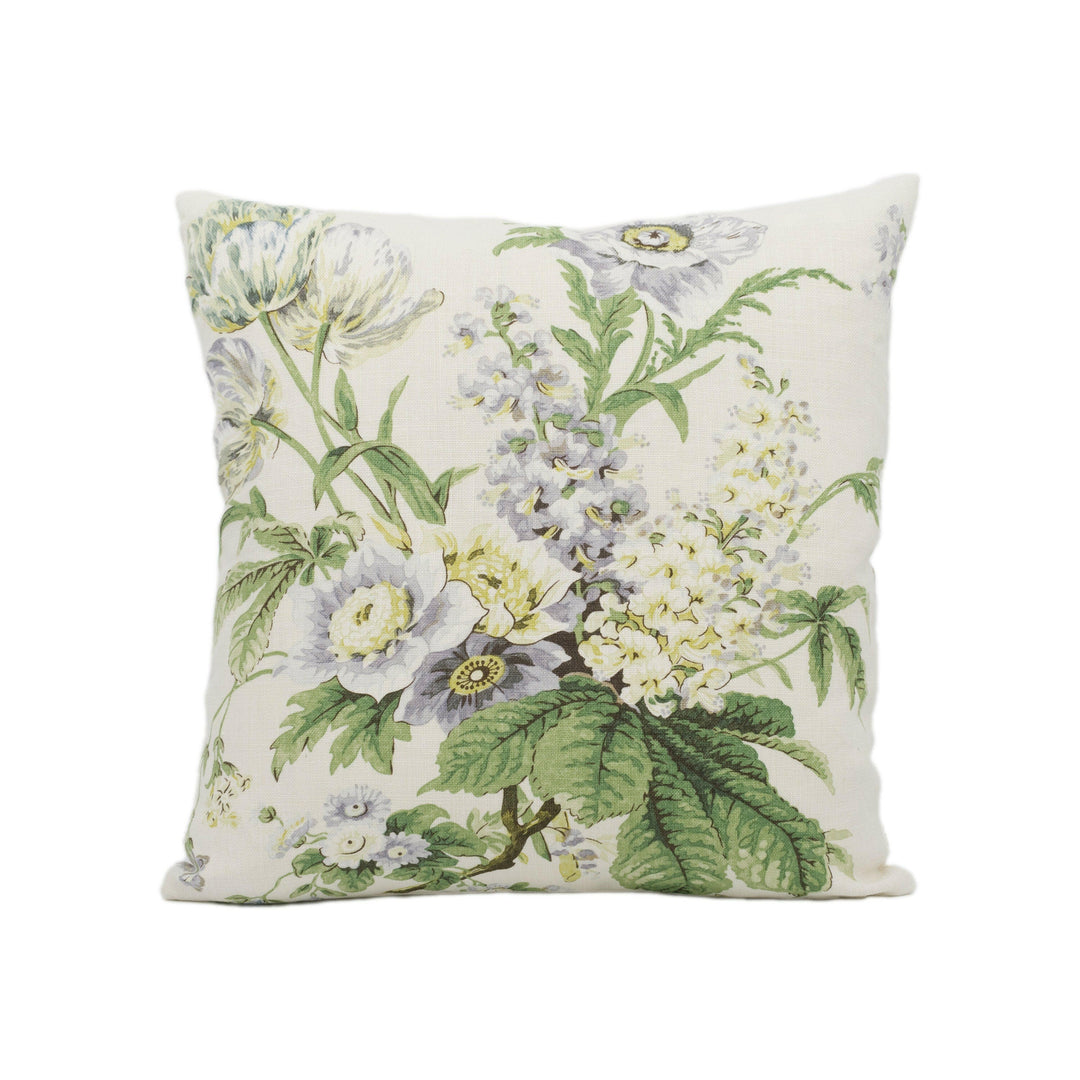 Sanderson - Tournier - Silver / Cream - Cushion Cover Throw Pillow Stunning Designer Home Décor.