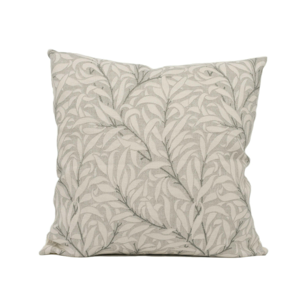 William Morris - Pure Willow Boughs - Lightish Grey - Gorgeous Leafy Foliage Cushion Cover - Handmade Throw Pillow - Designer Home Décor.