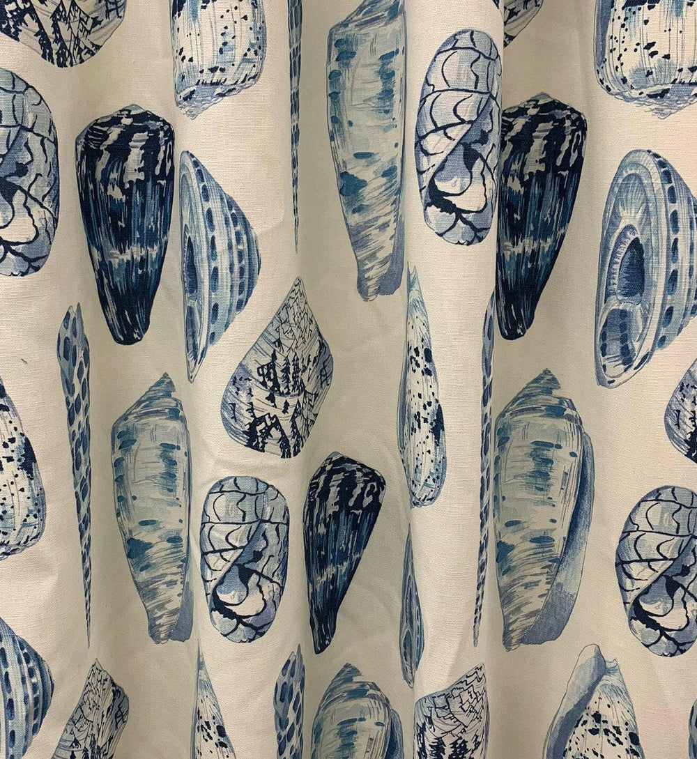 Scalamandre Fabric - Porcelain -  Made to Measure Curtains.