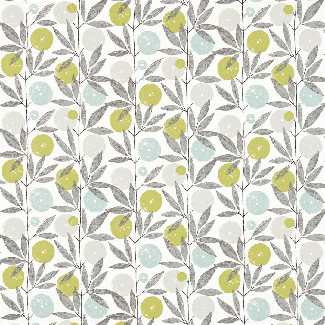 Scion - Blomma - 4 Colourways Available - Kiwi / Heather / Toffee / Tangerine - Retro Floral Cushion Cover - Handmade Throw Pillow Designer.