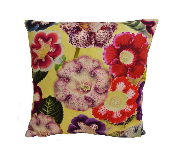 Designers Guild - Varietes De Gloxonia - Violet - Stunning Floral Cushion Cover Throw Pillow Designer Home Decor.