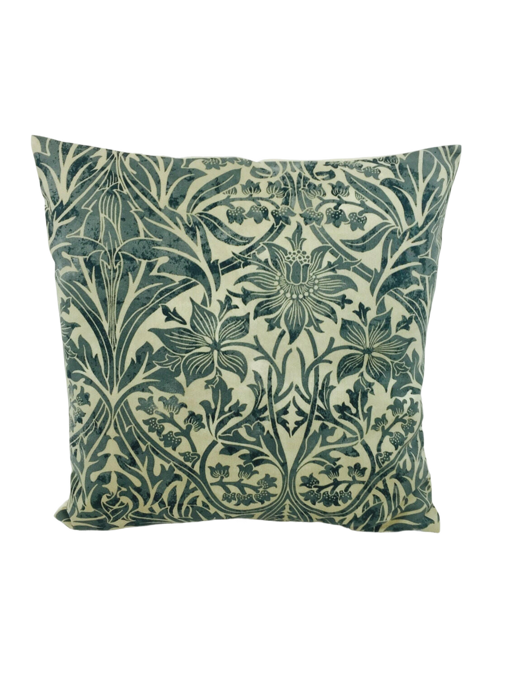 William Morris - Bluebell - Seagreen / Vellum - Cushion Cover Throw Pillow Designer Home Decor.