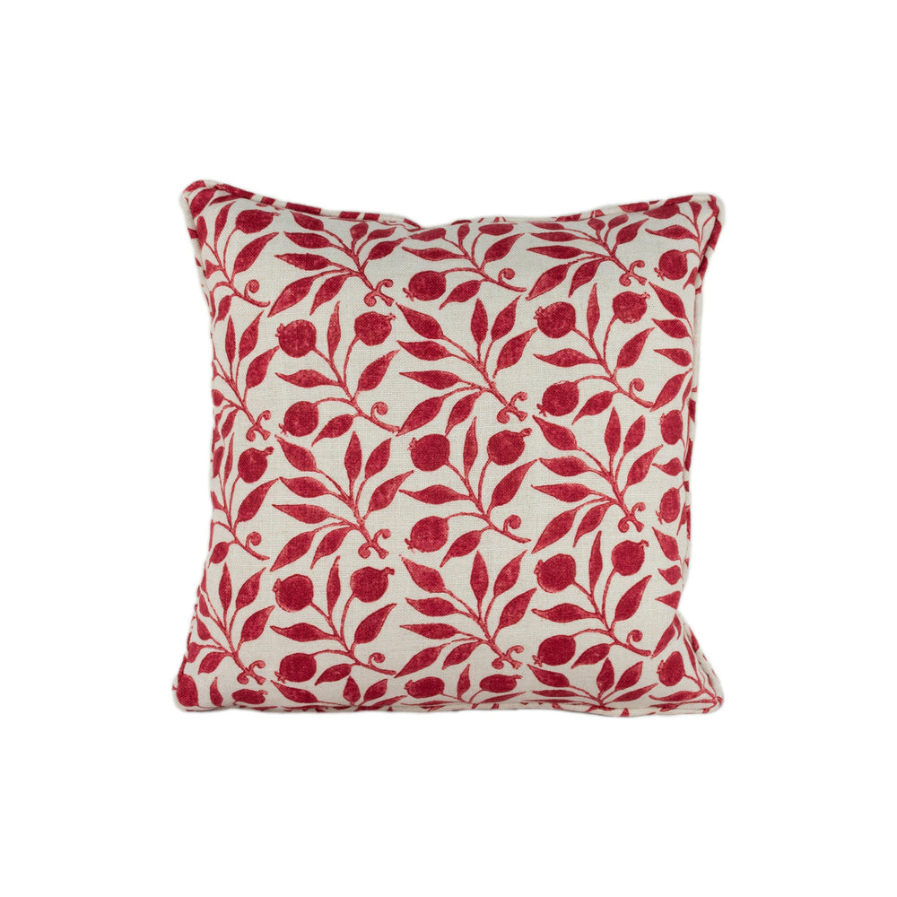 William Morris - Rosehip - Rose - Classic Morris Intricate Floral Designer Cushion Cover - Luxury Throw Pillow - Handmade Home Decor.