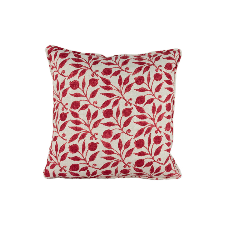 William Morris - Rosehip - Rose - Classic Morris Intricate Floral Designer Cushion Cover - Luxury Throw Pillow - Handmade Home Decor.